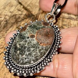 Peanut Obsidian Pendant 2 1/2”